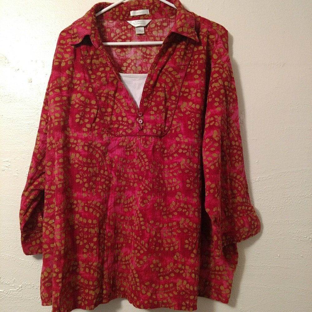 Plus size blouse