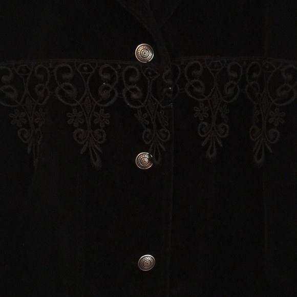 Sleeveless suede black coat! Western style! - Picture 2 of 5