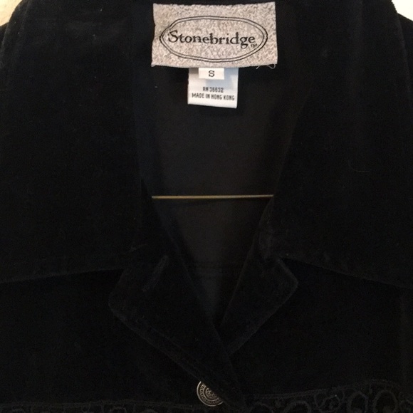Sleeveless suede black coat! Western style! - Picture 5 of 5