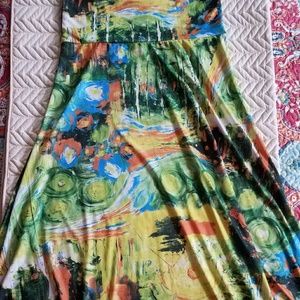 NWOT LuLaRoe Maxi! Gorgeous watercolor! Unicorn! M