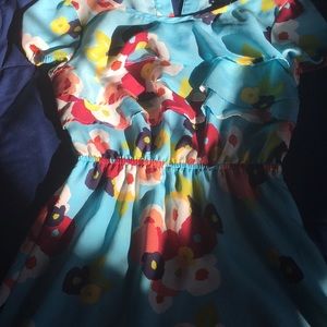 SILKY FLOWER SPRING DRESS