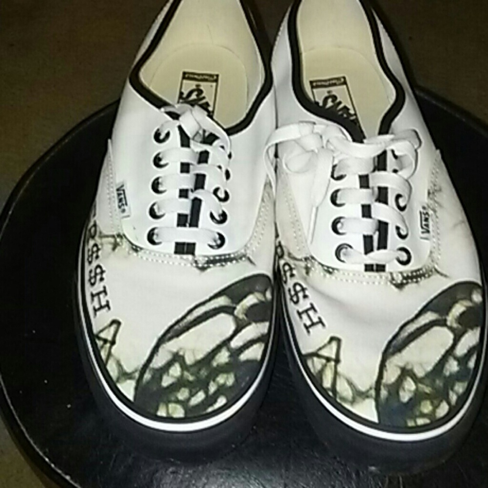 Custom Vans with JOER$$H face