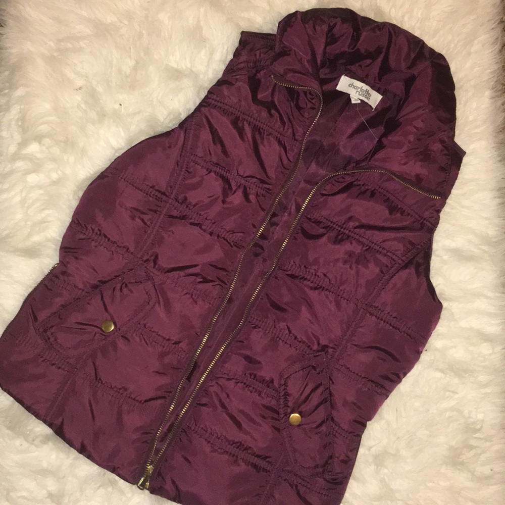 Purple Puffer Vest