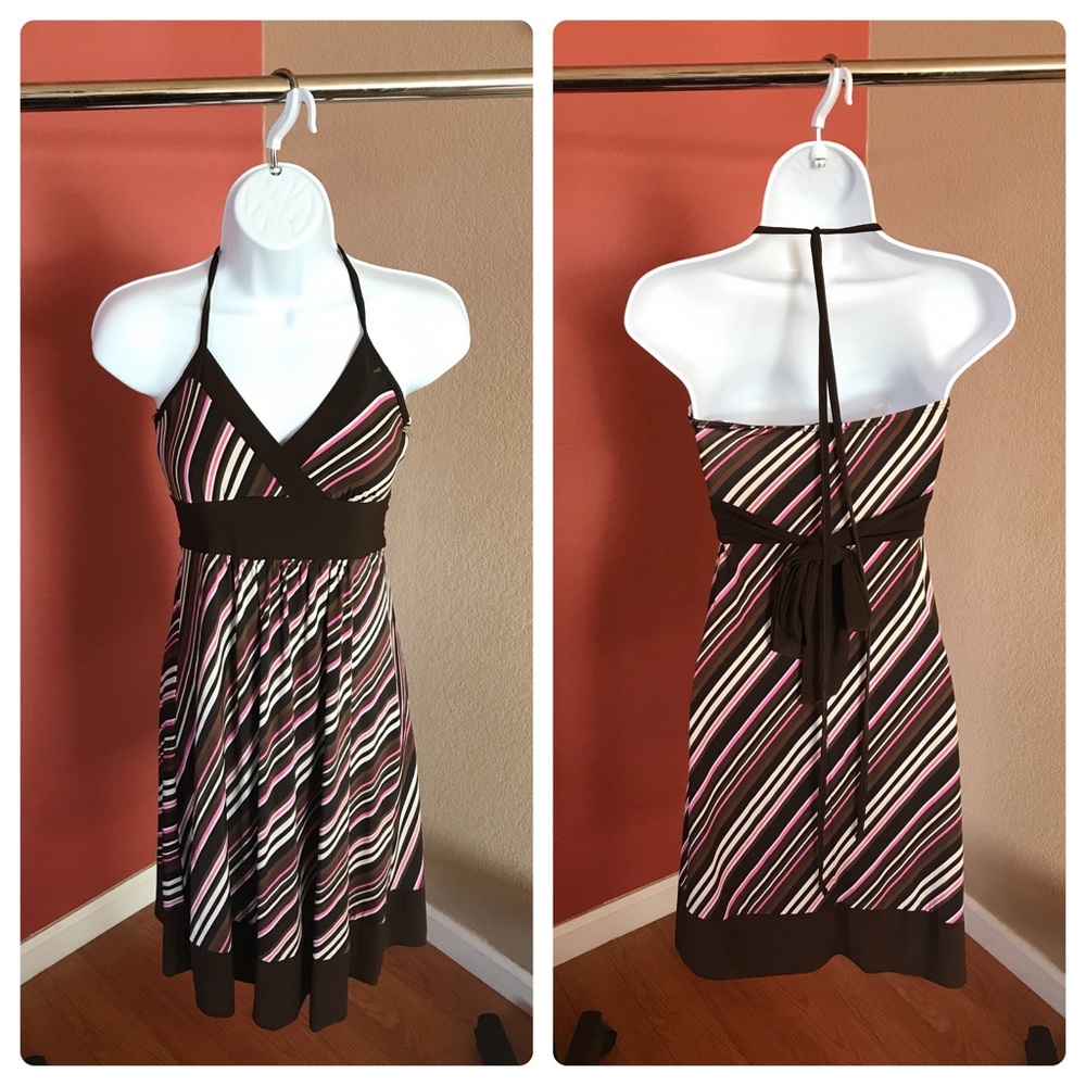 Janette John 3:16 Casual Striped Dress