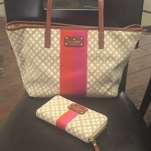 Kate Spade bag and matching wallet