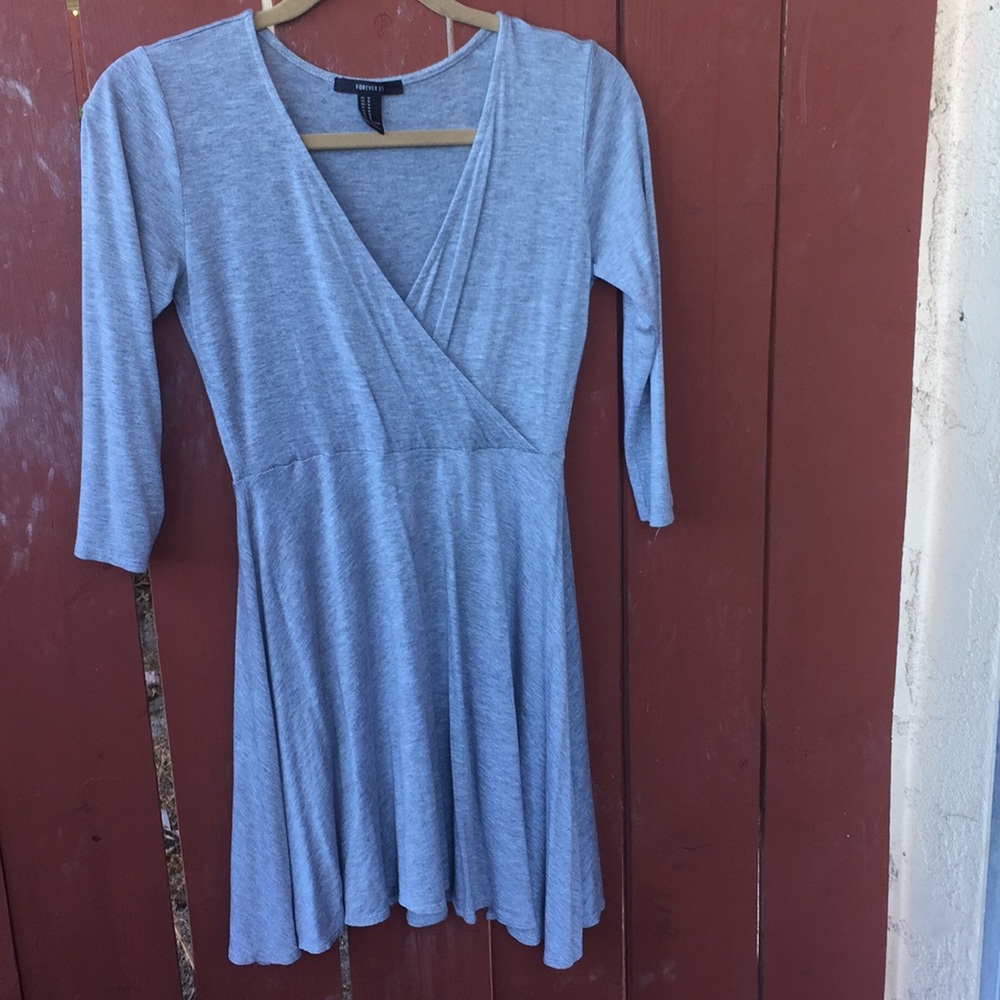 Forever 21 Grey skater dress