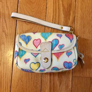 Dooney & Bourke Hearts Wristlet