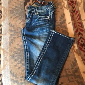 Rock Revival bluebell straight