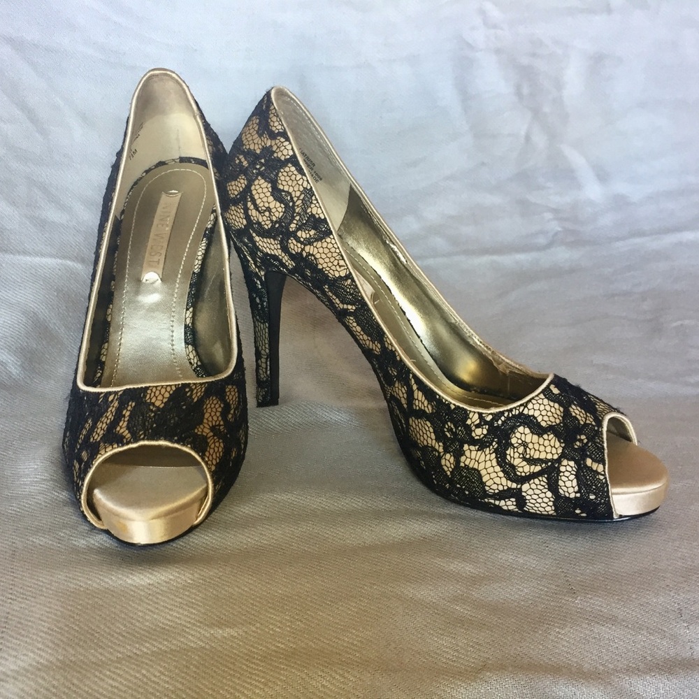 Nine West Lace Heels