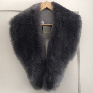 Anthropologie Faux Fur Collar