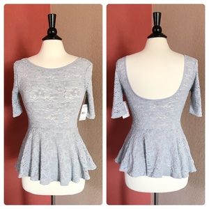 FP Second Chance Gray Top