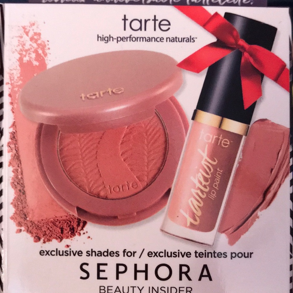 Tarte blush and lip paint
