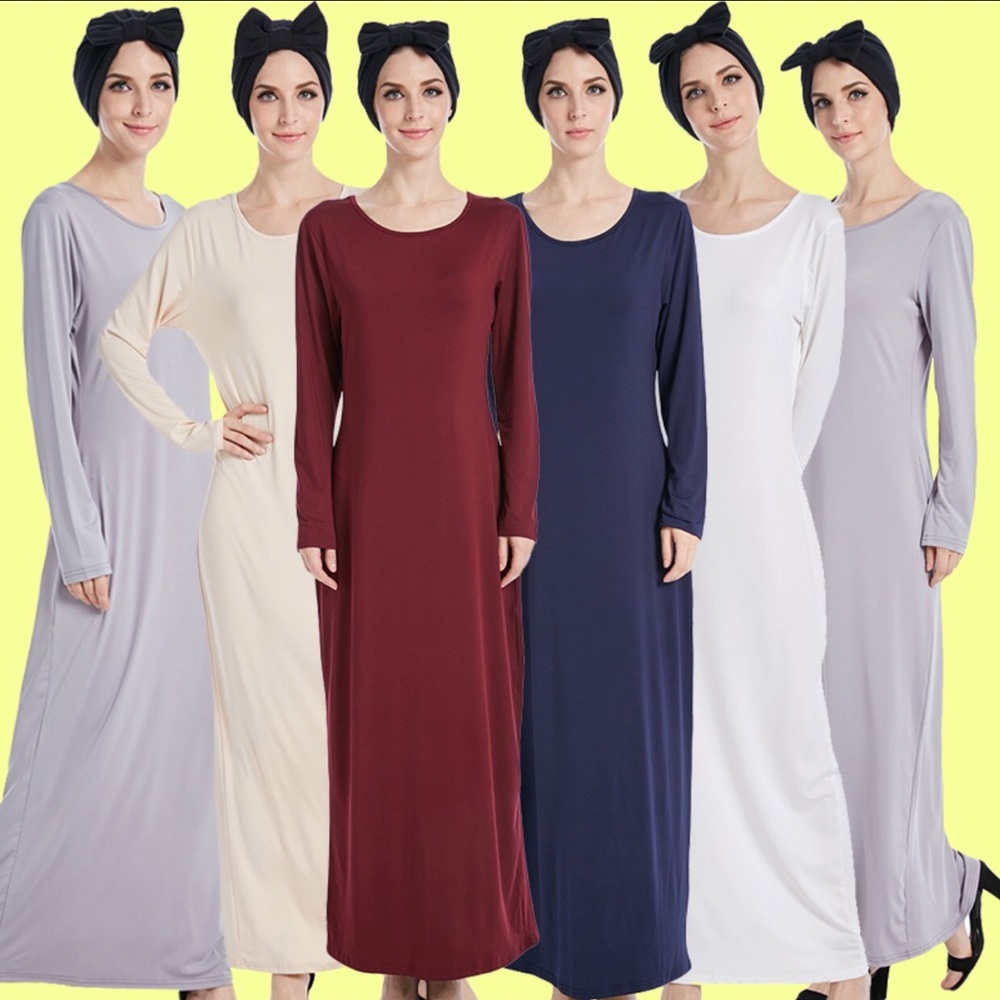 Long abaya maxi dress high quality material