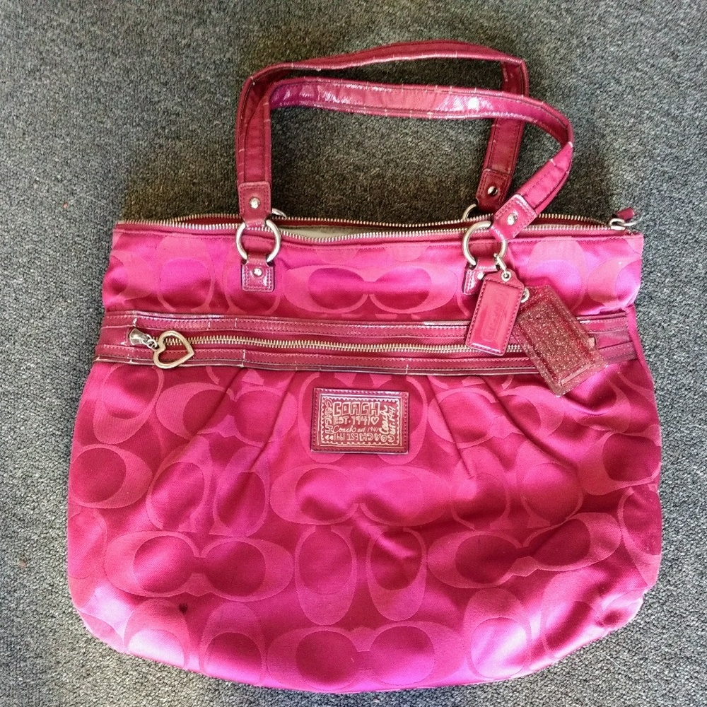 Authentic Coach Poppy Large Purse