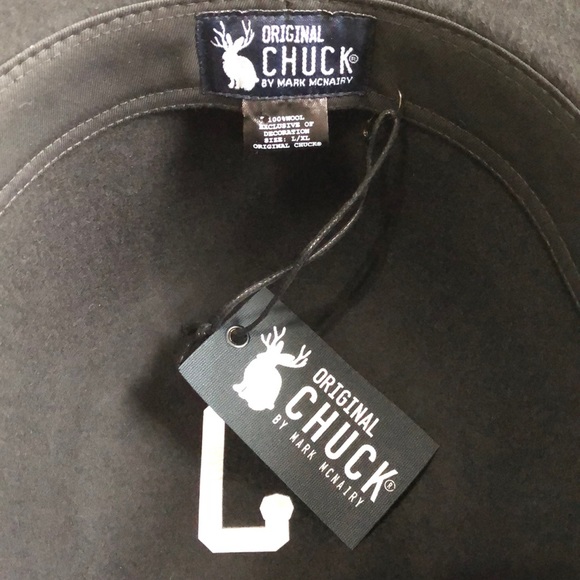 UNISEX| ORIGINAL CHUCK BLACK CELINE BRIM WOOL HAT - Picture 4 of 8