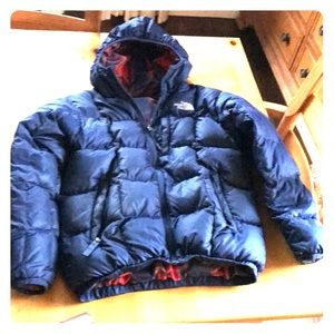 Reversible North Face kids down jacket