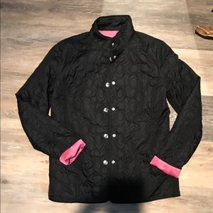 ⬇️Coach quilted jacket