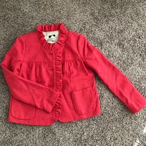 J crew fiona ruffle jacket