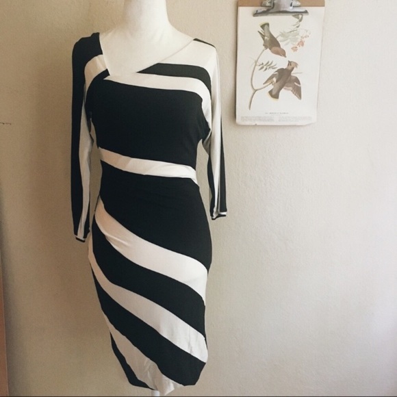Anthropologie Dresses & Skirts - LOWEST $$ Anthropologie Asymmetric Stripe Dress