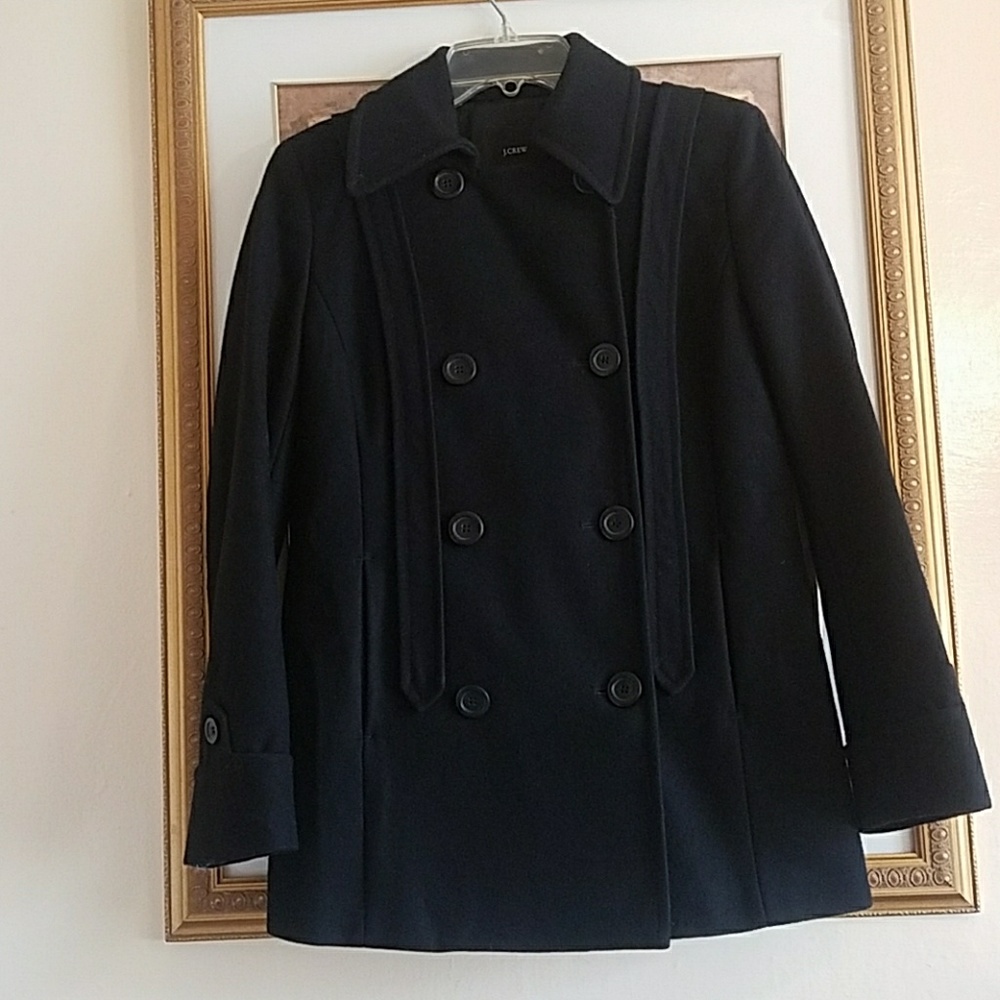 J.CREW BLACK COAT SIZE 2