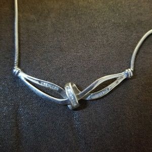 Woman's diamond necklace