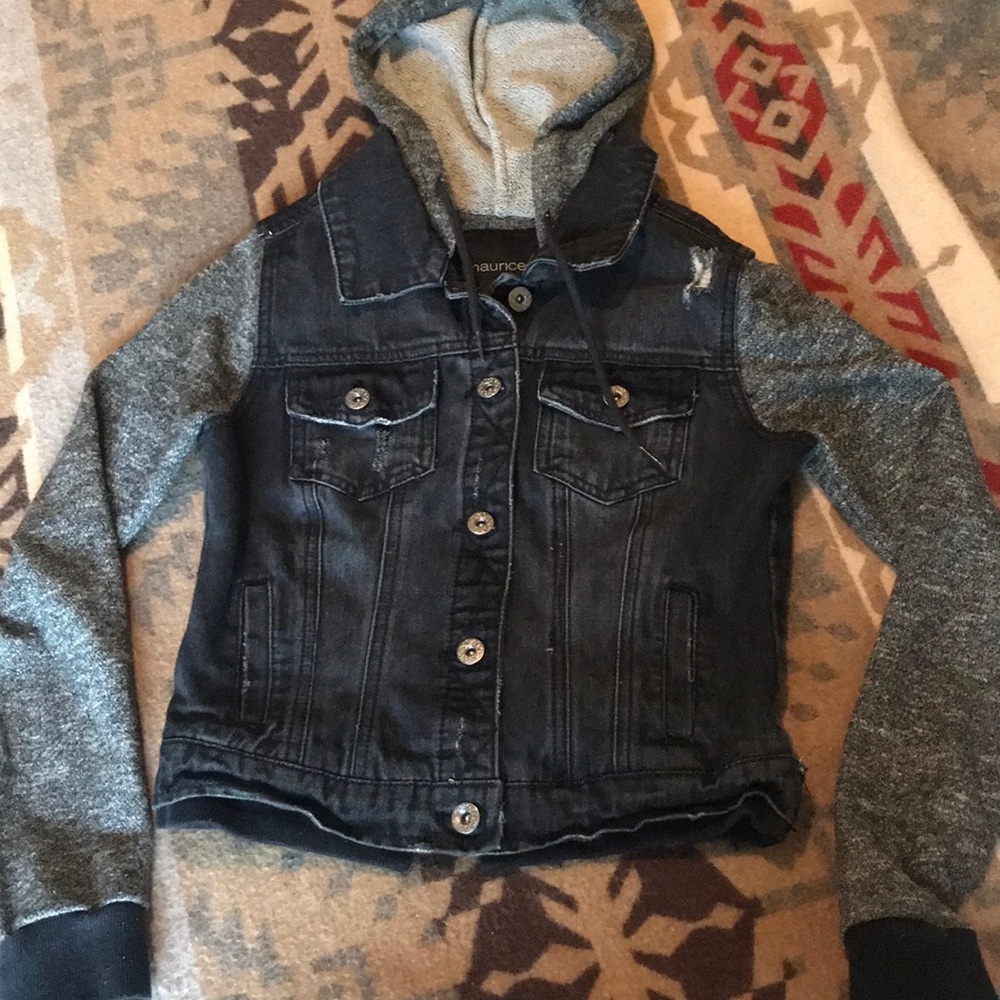 Maurice’s black denim jacket
