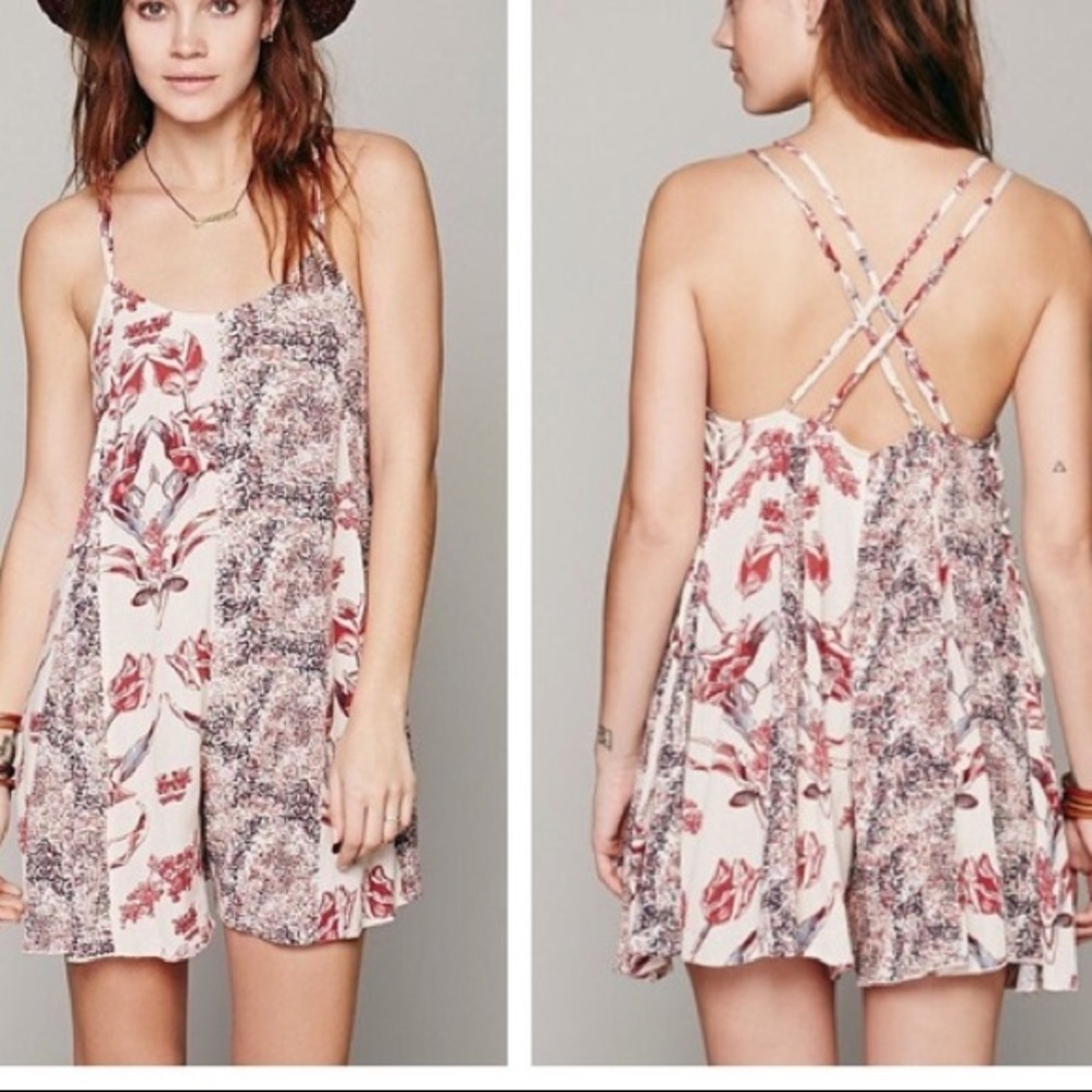 Free people trapeze romper