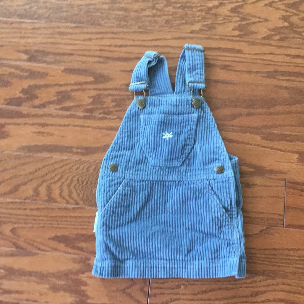 Corduroy blue dress