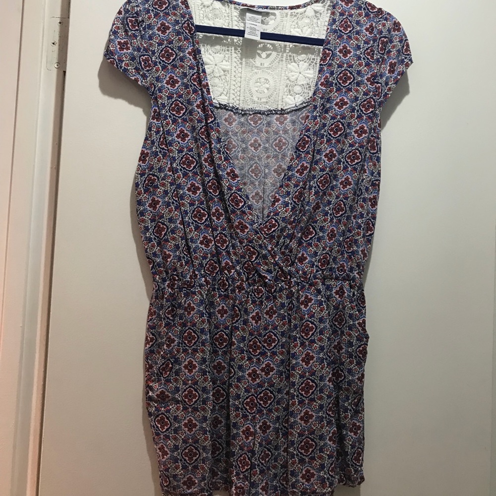 Floral & Lace Romper