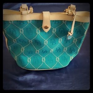 Dooney and Bourke Signature Nautical Bucket Bag