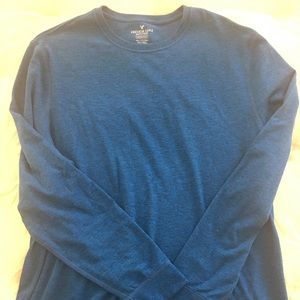 Men’s Cobalt Blue American Eagle Henley NWOT