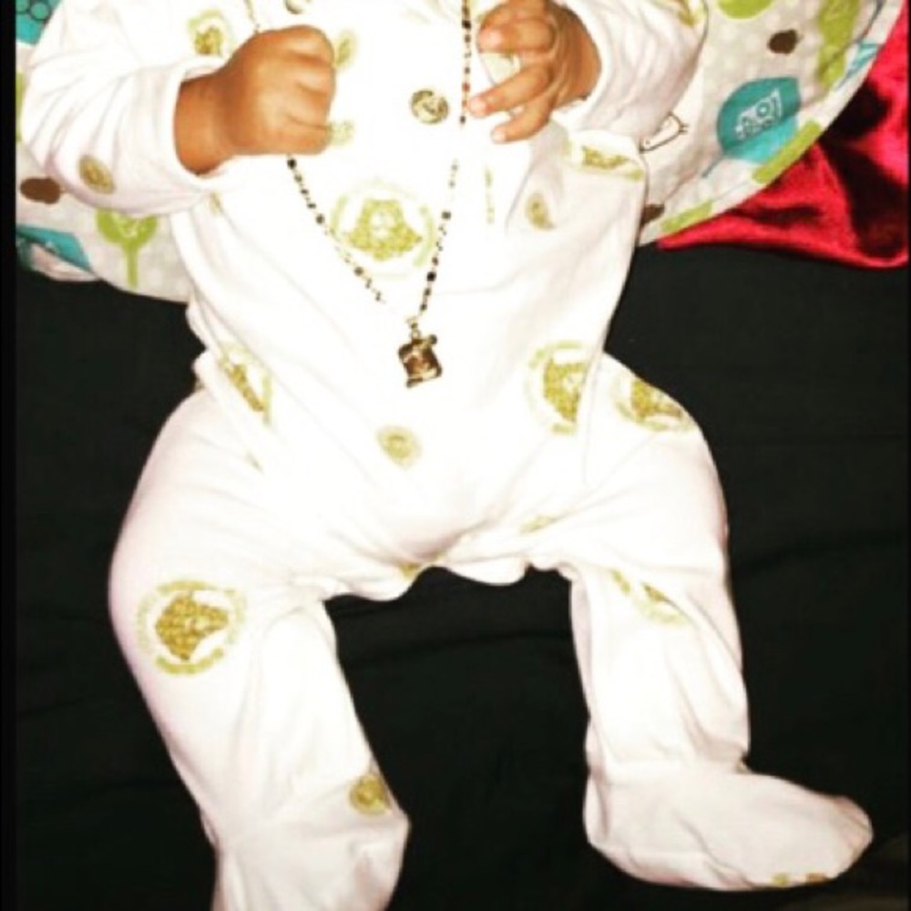 0-3 MONTH INFANT VERSACE ONESIE