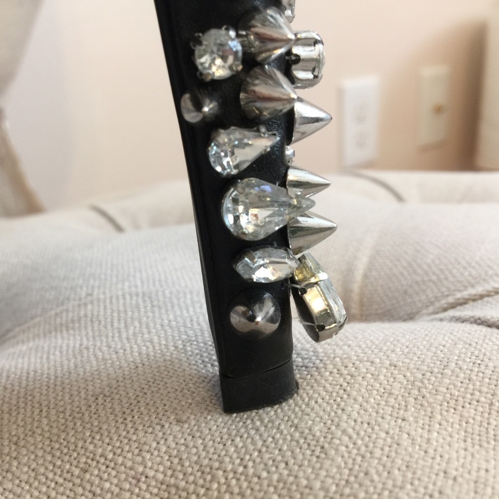 Lorimer Spike Studded Peep Toe Heal - Picture 5 of 8