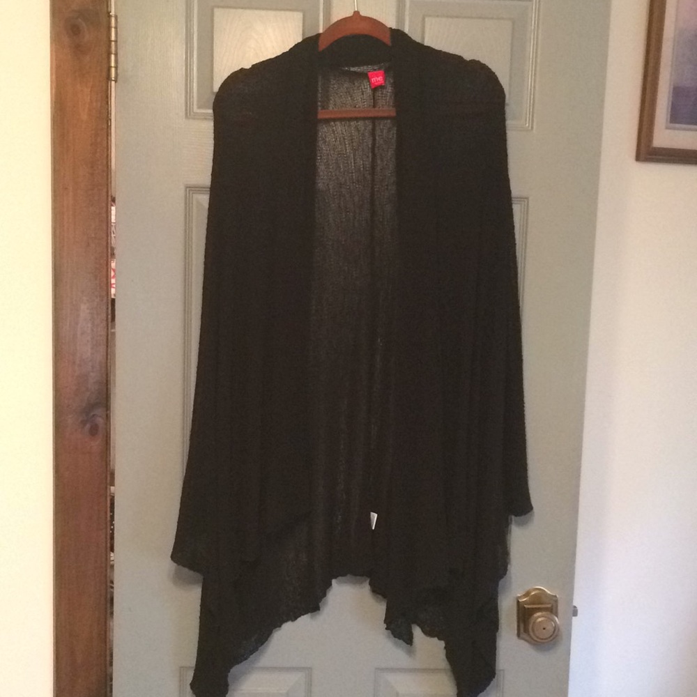 🖤Sheer knit cape style shawl 🖤