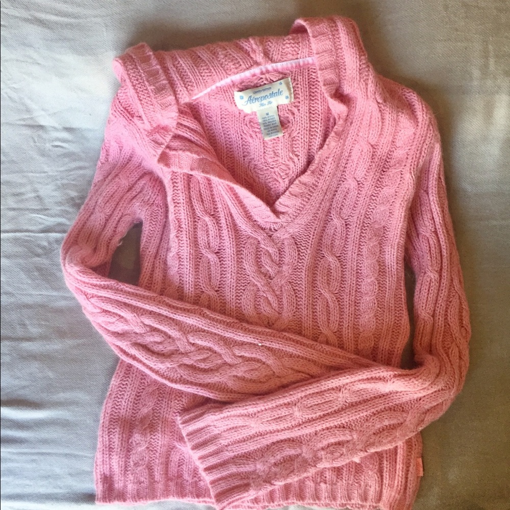 Pink Aéro Knit Sweater