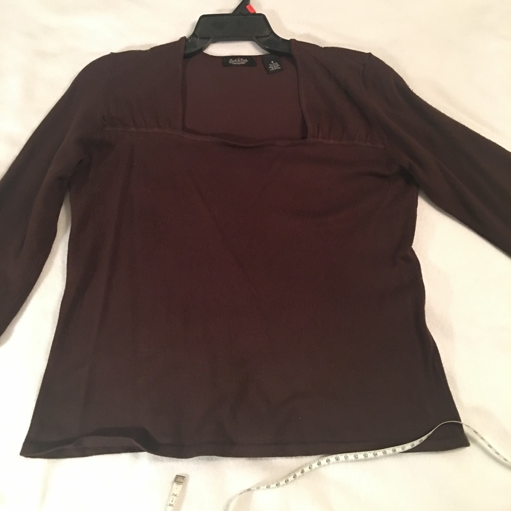 Dressy brown top