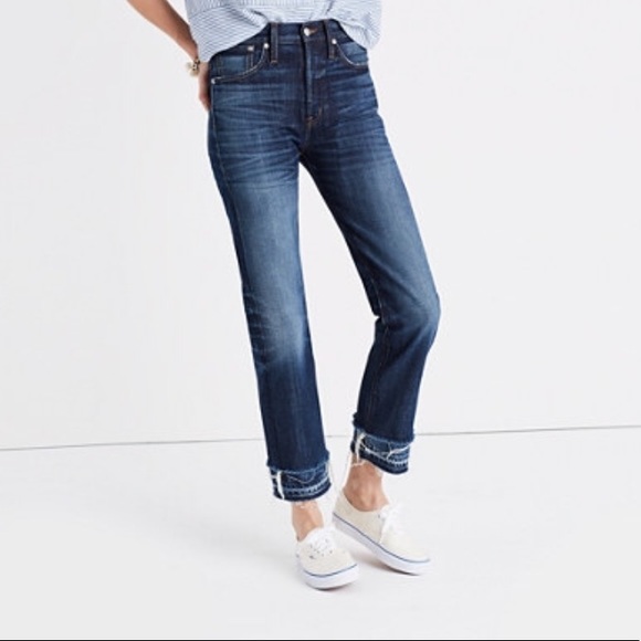 Madewell Denim - Rivet & Thread High Rise Boyjeans : Double Hem