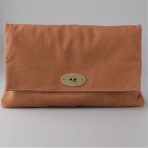 Joie oversized chocolate clover clutch