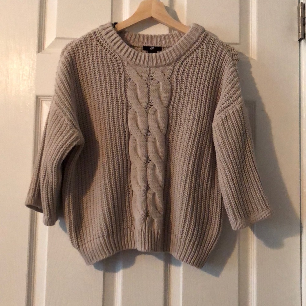 H&M cropped sweater