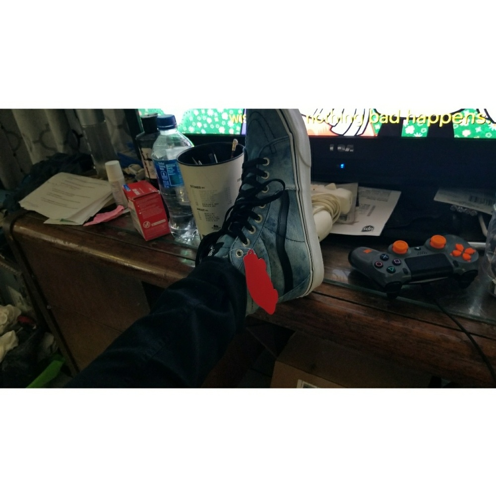 Limited blue jeans vans(SOLD)