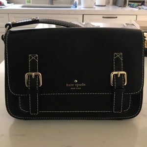 Kate Spade black Cambridge style crossbody