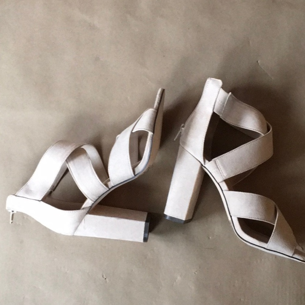 Nude Strappy Heels