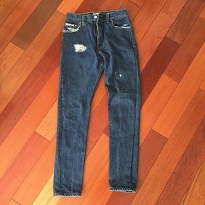 re/done high rise jeans