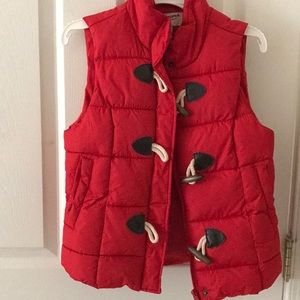 Warm and cute winter puffer vest