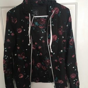 floral windbreaker