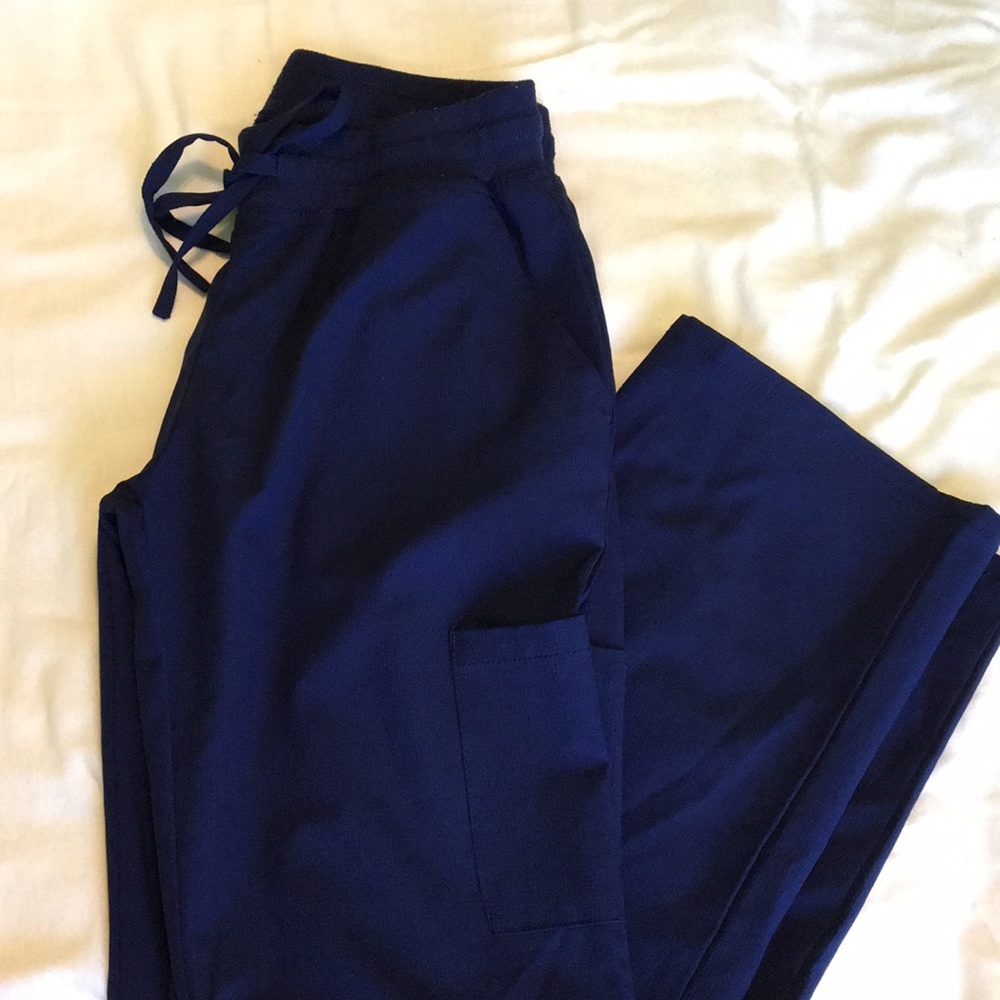 Navy blue scrub bottoms size small