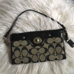 Large coach wristlet