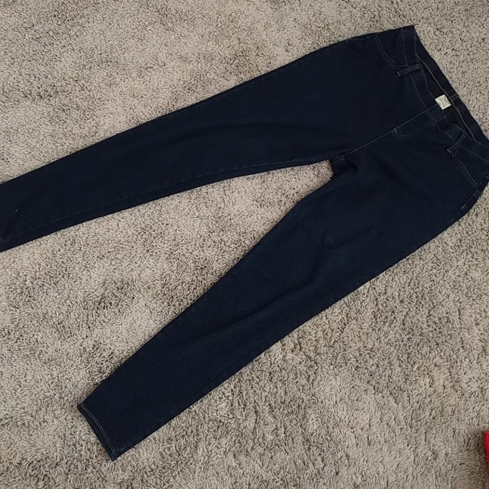 Dark blue jeggings