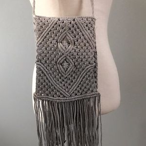 Urban Outfitters Ecote Macrame Crossbody Purse