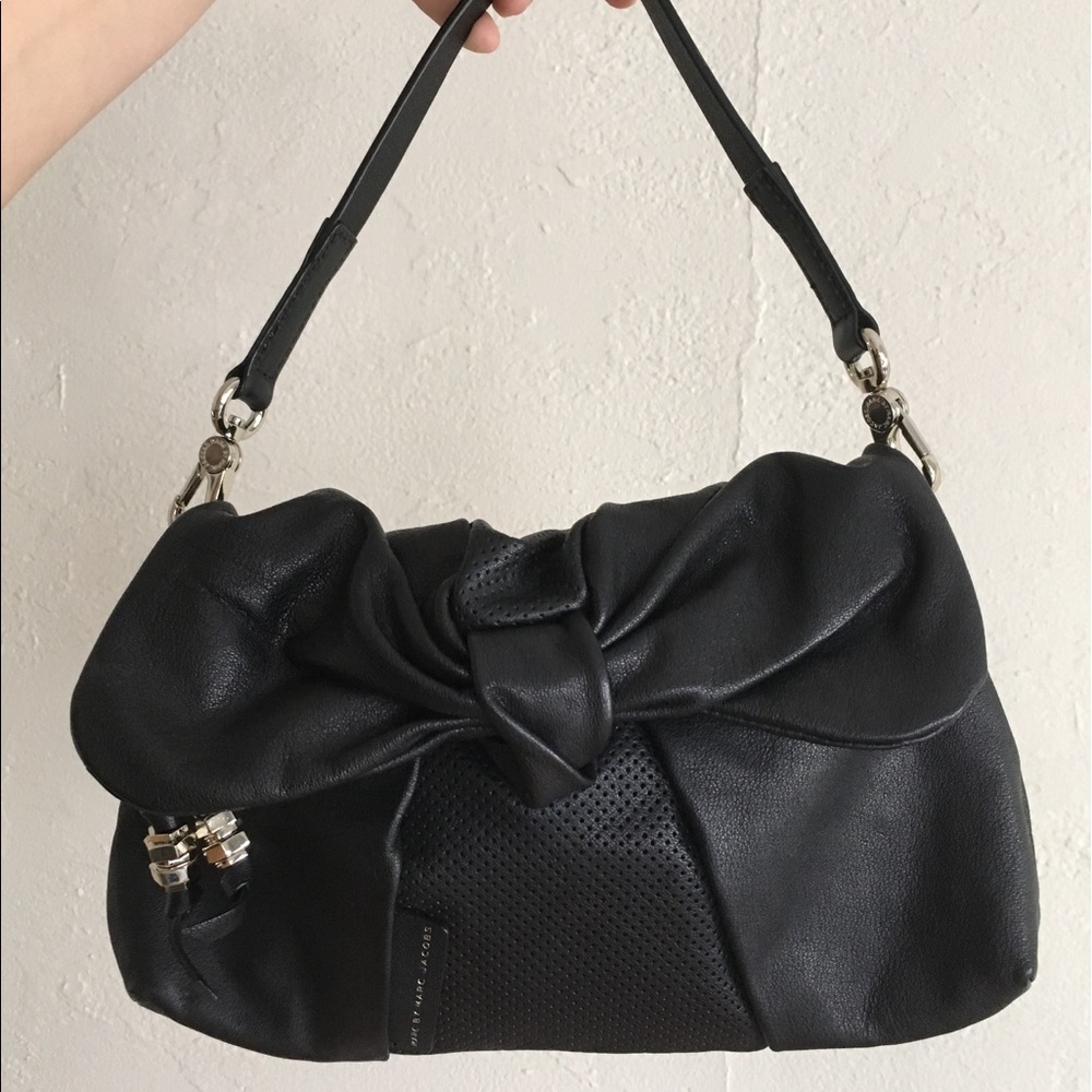 Black leather Marc By Marc Jacobs purse